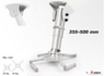 Audipack QFIX3-0500TG (35.5-50cm) Universal Telescopic Projector Mount For Up To 30Kg Projectors - Grey