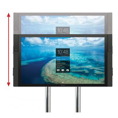 B-Tech 55" - 65" System X™ Trolley For 55" Microsoft Surface Hub | BT8507/BB Mobile Trolley B-Tech