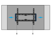 B-Tech BT5441/B Elements Fixed 400 Flat Screen Wall Mount Up to 65" Screens Wall Mount Bracket B-Tech