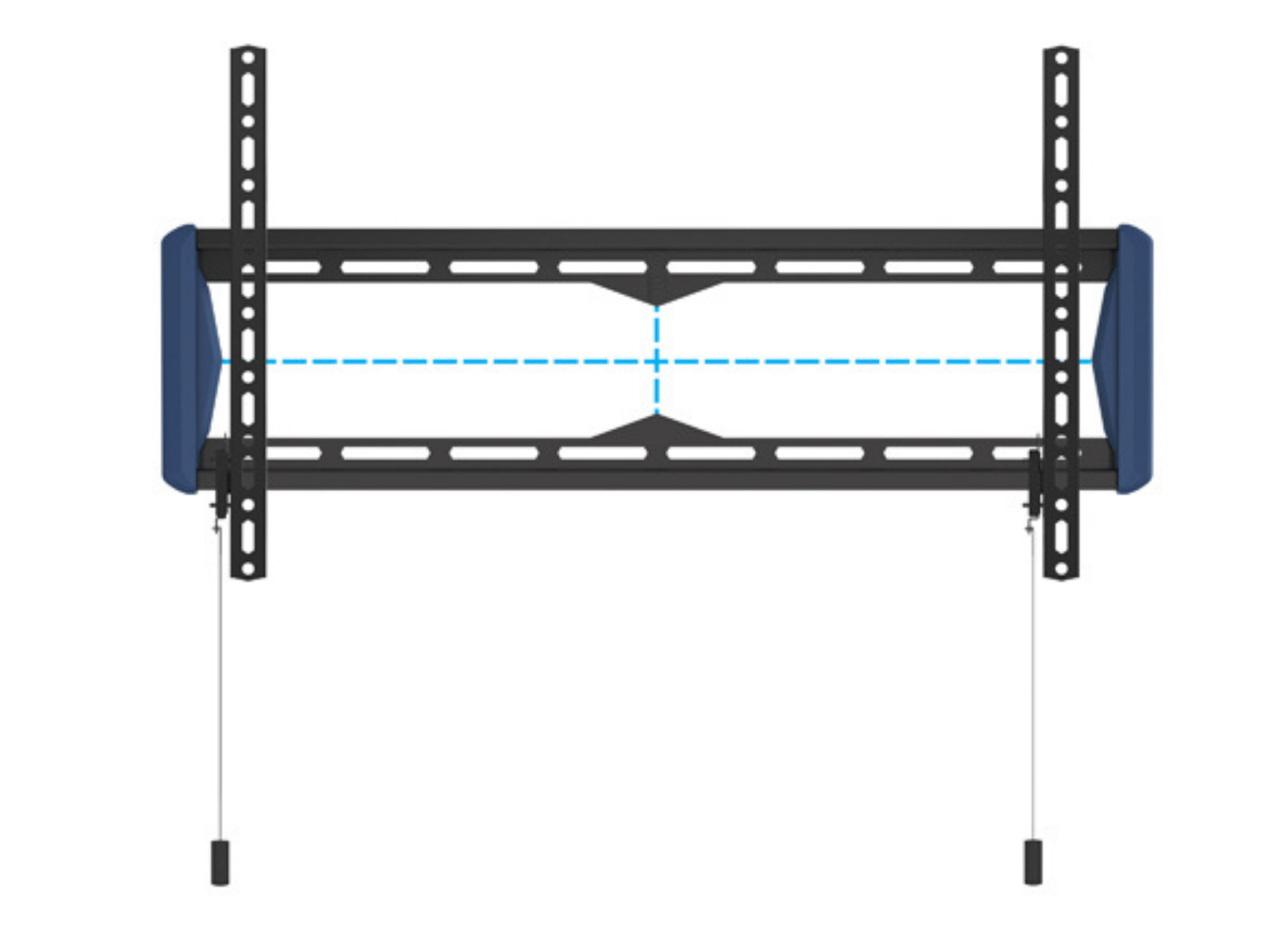 B-Tech BT5442/B Elements Fixed 600 Flat Screen Wall Mount For Up to 80" Screens Wall Mount Bracket B-Tech