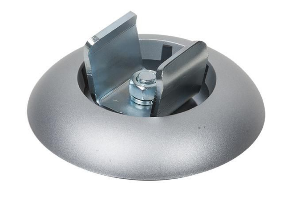 B-Tech BT7056/C Floor Fixing Kit For Ø50mm Poles - Chrome Mounting Accessory B-Tech