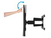 B-Tech BT8227/B Twin Cantilever Arm Flat Screen Wall Mount For Up to 75" Screen Wall Mount Bracket B-Tech