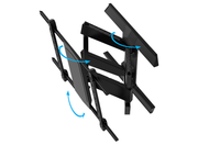 B-Tech BT8227/B Twin Cantilever Arm Flat Screen Wall Mount For Up to 75" Screen Wall Mount Bracket B-Tech
