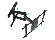 B-Tech BT8229/B Double Arm Flat Screen Wall Mount For Up to 65" Screen Wall Mount Bracket B-Tech