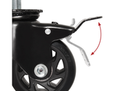 B-Tech BT8380-CASTORS System X™ Braked Castors For Mobile Installs