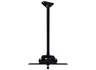 B-Tech BT893-FD025/BB 0.25M Fixed Drop Heavy Duty Projector Ceiling Mount - For Projectors Up To 70kg