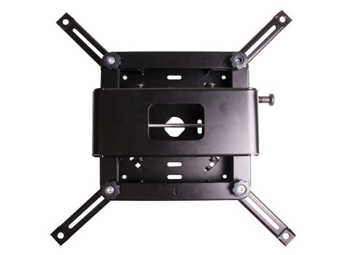B-Tech BT893-FD025/BB 0.25M Fixed Drop Heavy Duty Projector Ceiling Mount - For Projectors Up To 70kg Projector Mount B-Tech
