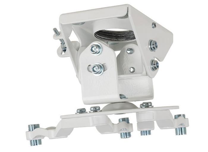 B-Tech BT899/W Projector Ceiling Mount With Micro Adjustment For Up To 25Kg Projectors Projector Mount B-Tech