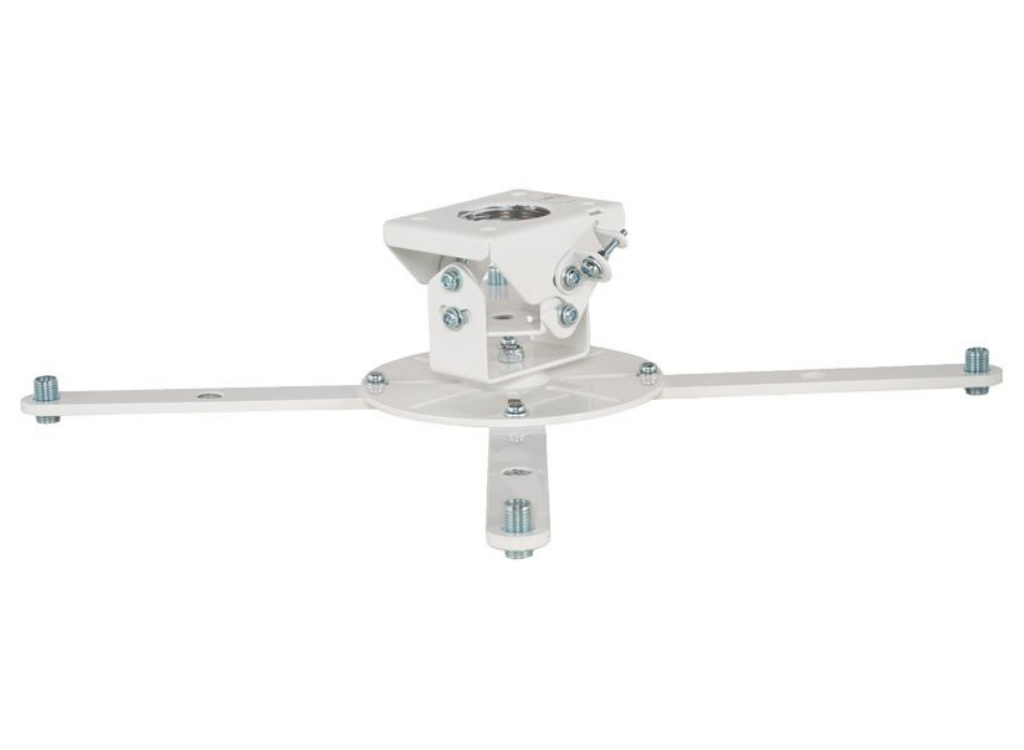 B-Tech BT899XL/W Extra-Large Projector Ceiling Mount With Micro-Adjustment For Up To 25kg Projectors Projector Mount B-Tech