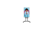 B-Tech Up To 75" Flat Screen Display Trolley / Stand | BT8504/BBV2 Mobile Trolley B-Tech