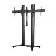 B-Tech BT8712 Premium Free Standing Twin Screen VC STAND - 2M Floor Stand B-Tech