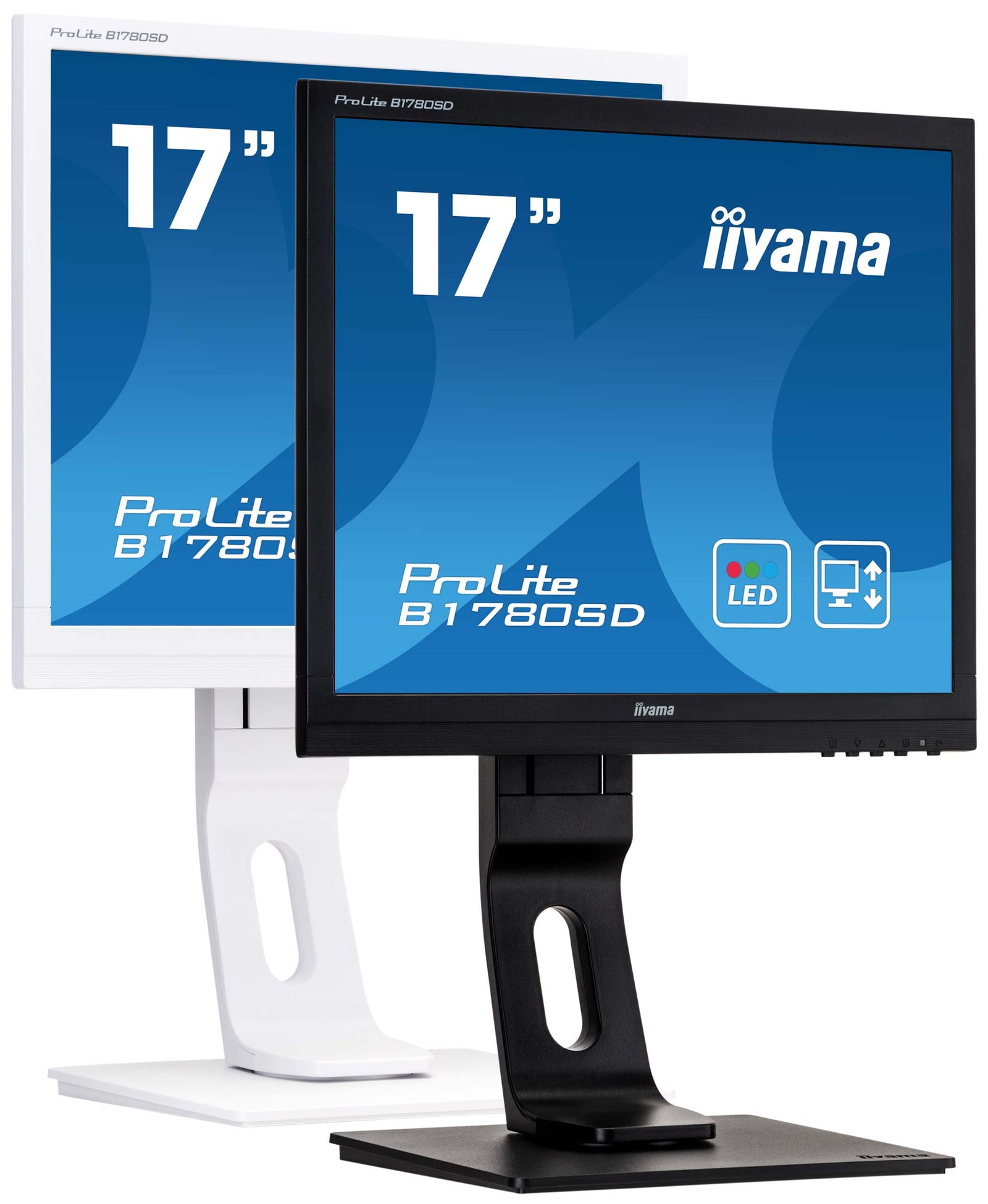 iiyama ProLite B1780SD-W1 17" LED-Backlit Business Monitor Touchscreen Monitor iiyama