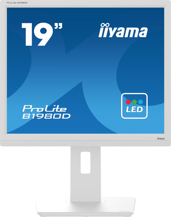 iiyama ProLite B1980D-W5 19" LED-Backlit Business Monitor Desktop Monitor iiyama