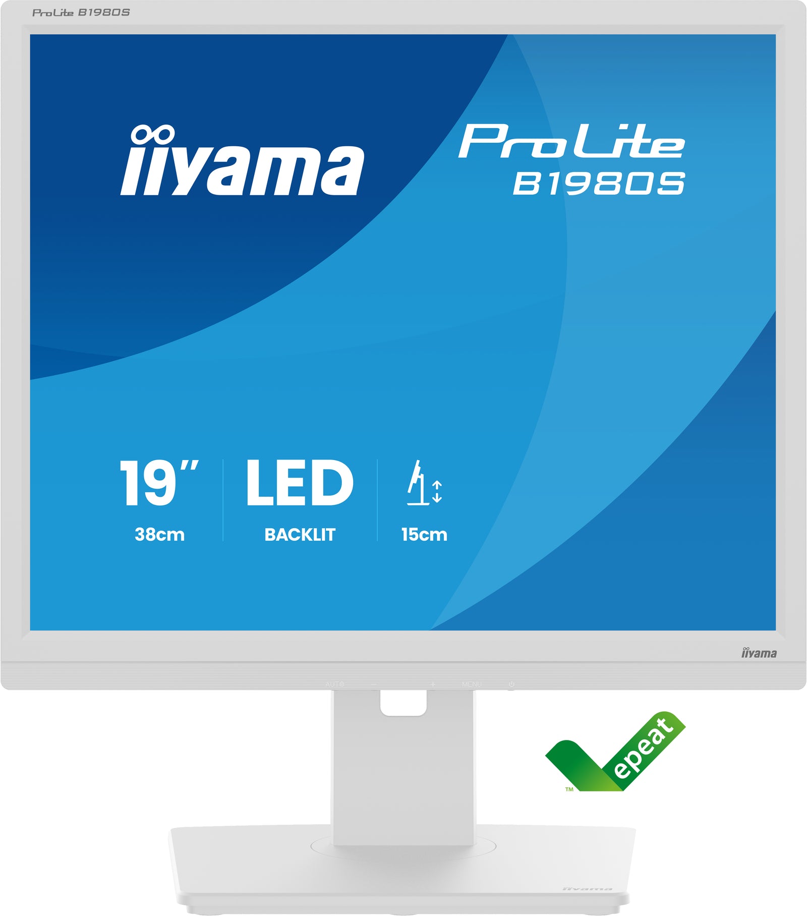 iiyama ProLite B1980S-W1 19" 75Hz LED-Backlit Monitor Desktop Monitor iiyama