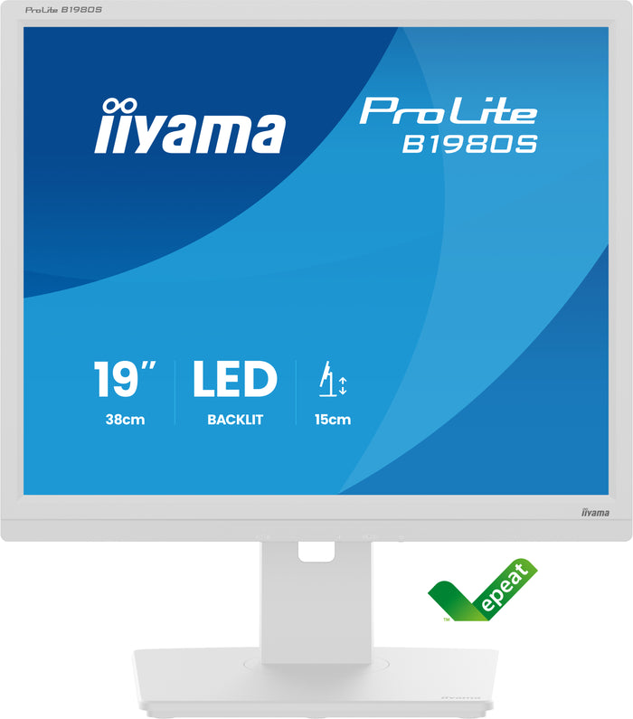 iiyama ProLite B1980S-W1 19" 75Hz LED-Backlit Monitor Desktop Monitor iiyama