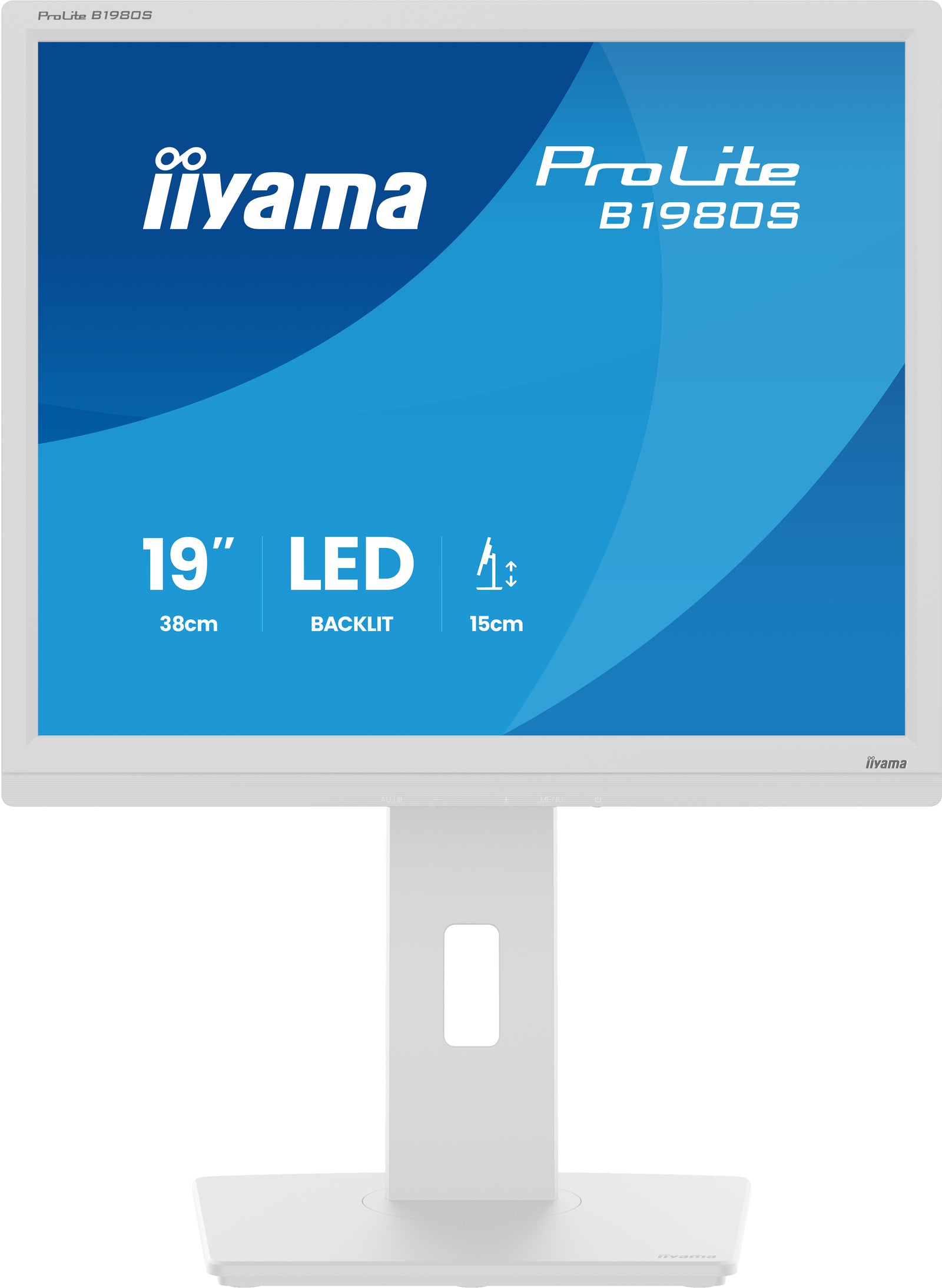 iiyama ProLite B1980S-W1 19" 75Hz LED-Backlit Monitor Desktop Monitor iiyama