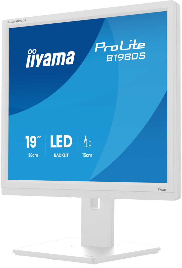 iiyama ProLite B1980S-W1 19" 75Hz LED-Backlit Monitor Desktop Monitor iiyama