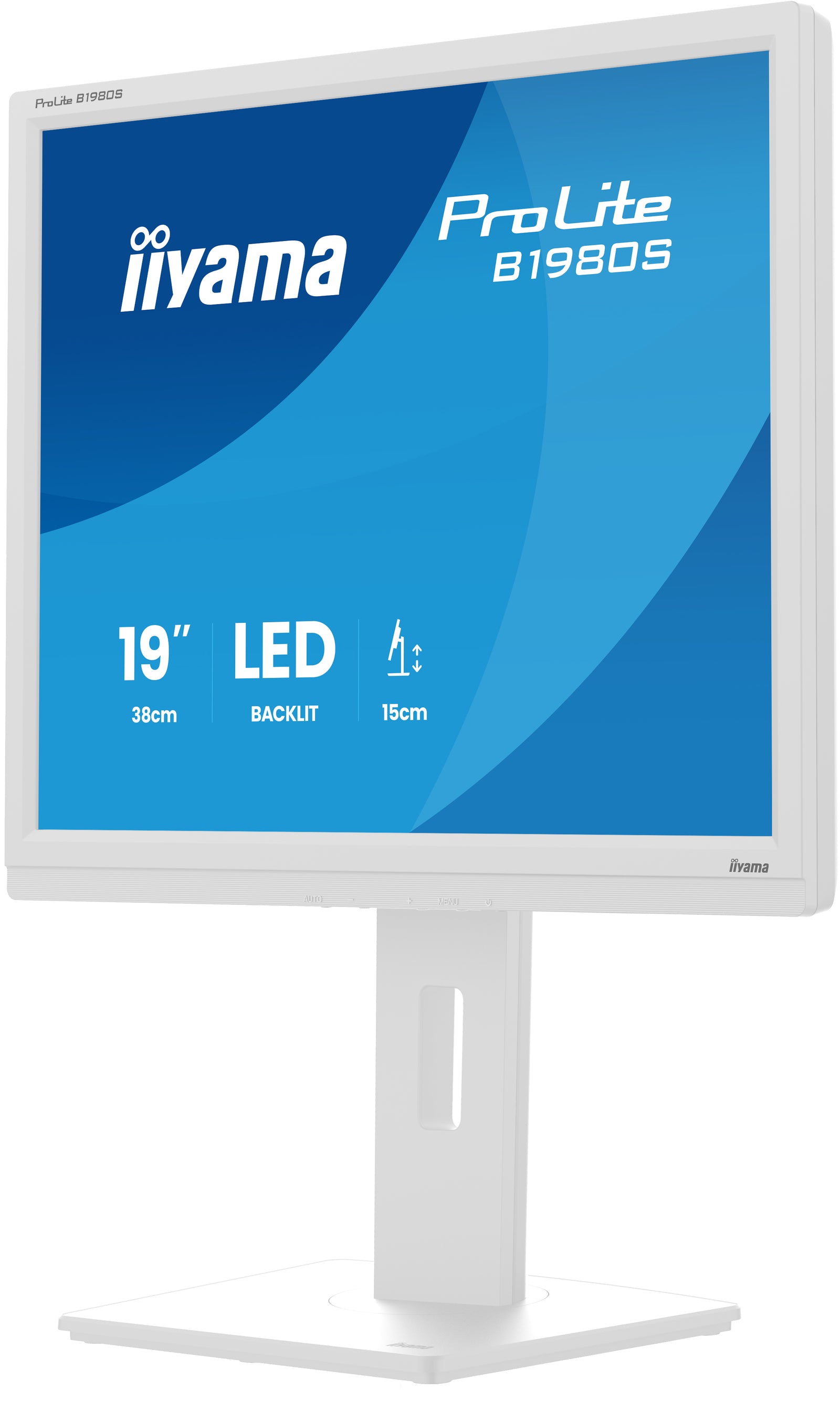 iiyama ProLite B1980S-W1 19" 75Hz LED-Backlit Monitor Desktop Monitor iiyama