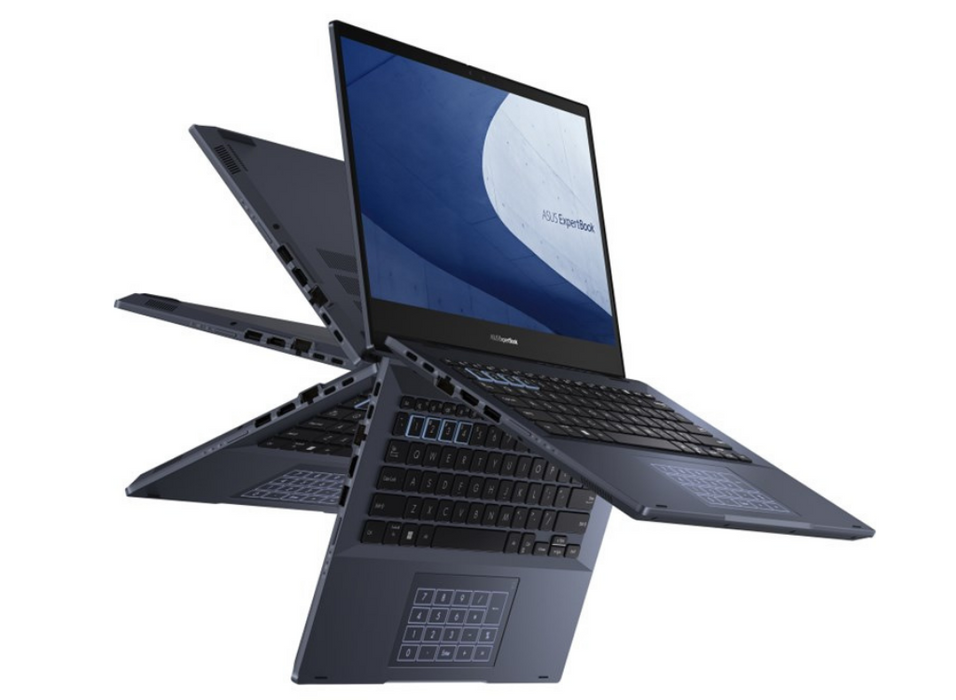 ASUS ExpertBook B5402FVA-KAi715X i7-1360P Hybrid (2-in-1) 14" Touchscreen Full HD Intel® Core™ i7 16 GB DDR5-SDRAM 512 GB SSD Wi-Fi 6E Windows 11 Pro Black