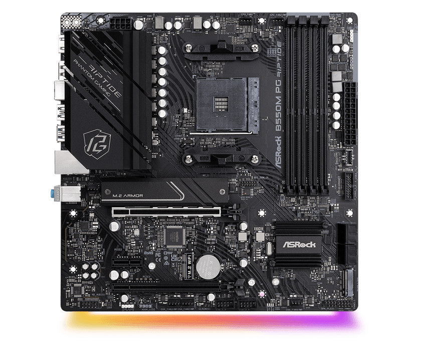 ASRock B550M PG Riptide AMD Socket AM4 Motherboard - B550M PG RIPTIDE