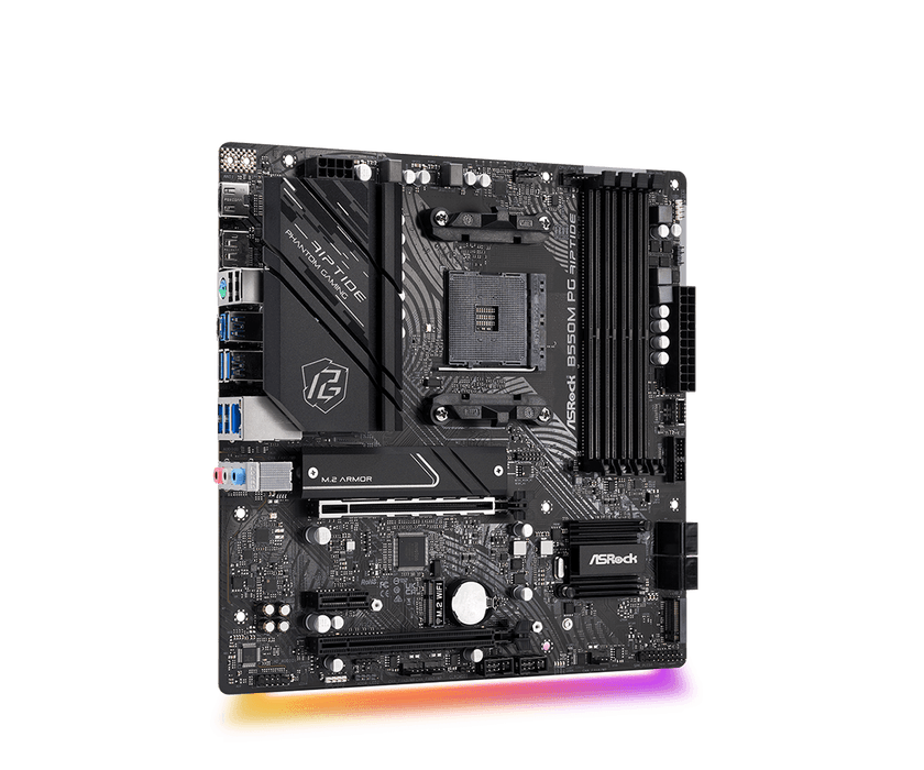 ASRock B550M PG Riptide AMD Socket AM4 Motherboard - B550M PG RIPTIDE