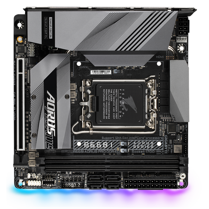 Gigabyte 121377 AORUS 1700 B660I AORUS PRO DDR4 M-ITX Motherboards