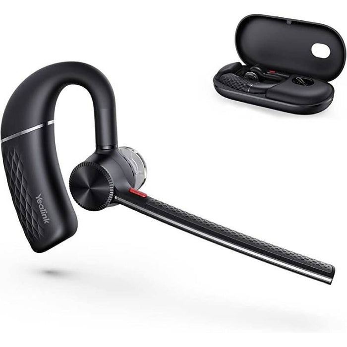 Yealink BH71-TEAMS-BLACK Single Over The Ear Portable Bluetooth Wireless Headset Headset Yealink