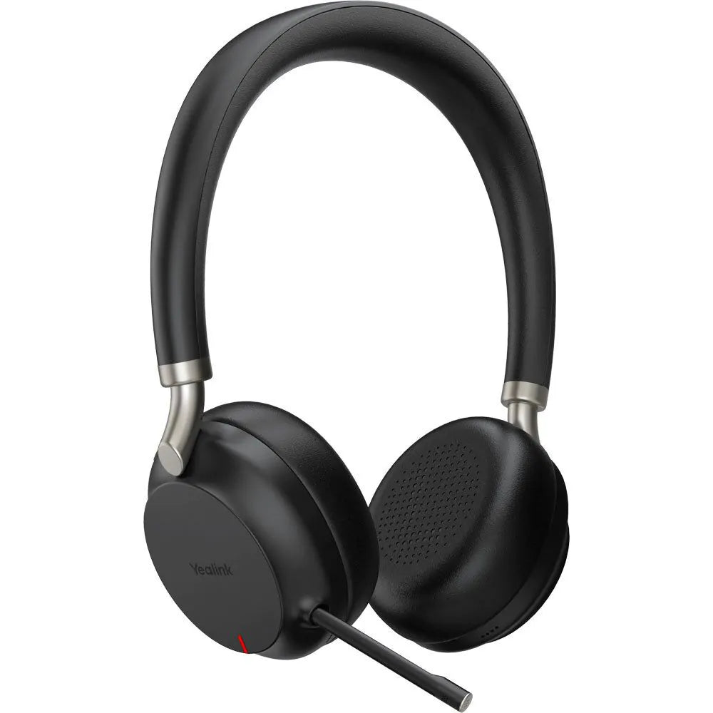 Yealink BH72LITE-TEAMS-BLACK Lite Dual Ear Teams Approved Bluetooth Headset Headset Yealink