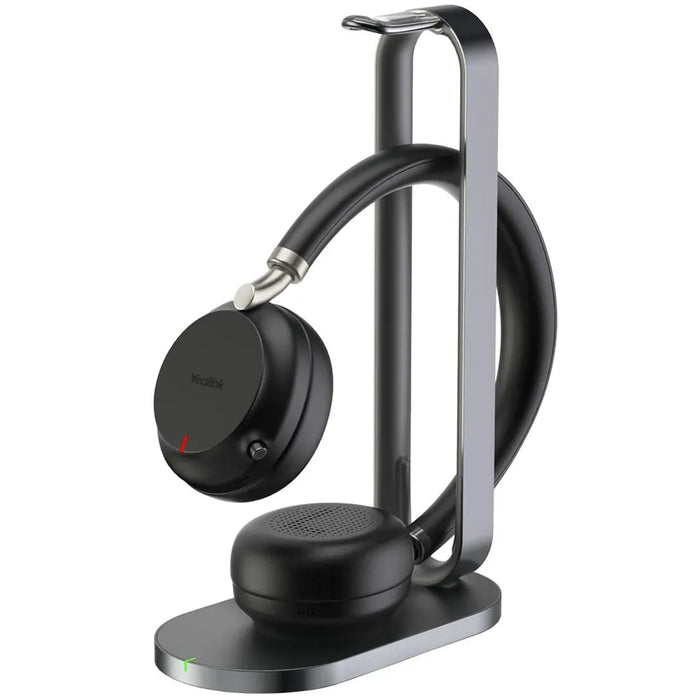 Yealink BH72TEAMS-BLACK Dual Ear Teams Approved Bluetooth Headset With Stand Headset Yealink