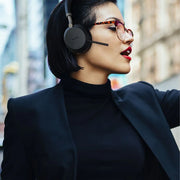 Yealink BH76LITE-TEAMS-BLACK Lite Dual Ear Teams Approved Bluetooth Headset Headset Yealink
