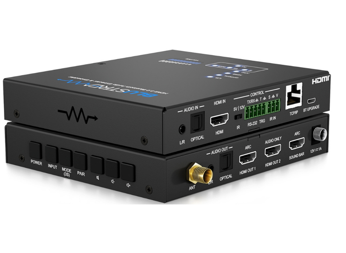 BluStream HDMI Bluetooth Audio Extractor & Embedder | BLUARC Adapter / Converter BluStream