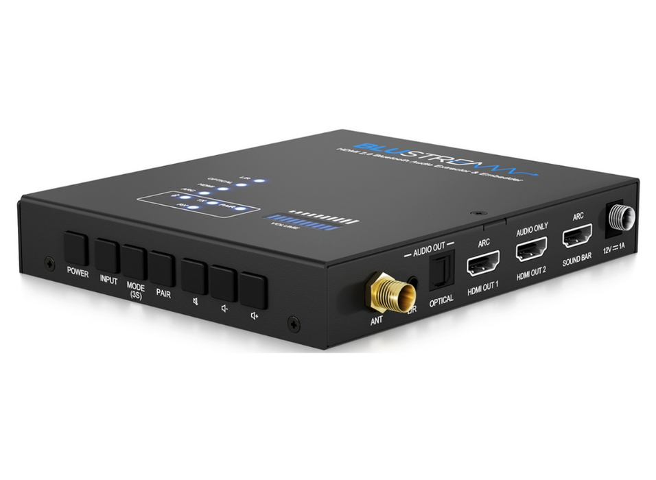 BluStream HDMI Bluetooth Audio Extractor & Embedder | BLUARC