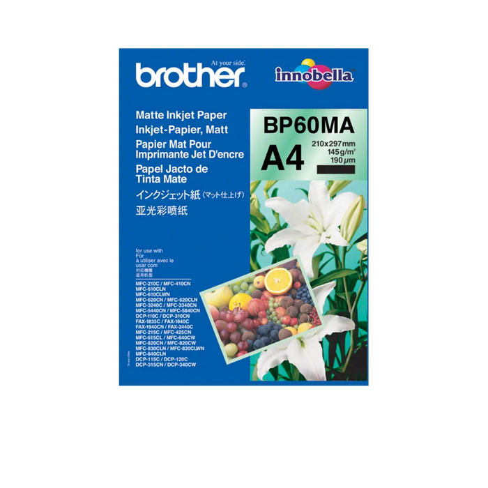 Brother BP60MA Inkjet Paper Printing Paper A4 (210x297 mm) Matte White