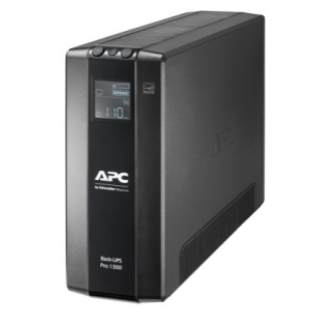 APC BR1300MI Back-UPS Pro, 1300VA/780W, Tower, 230V, 8x IEC C13 outlets, AVR, LCD, User Replaceable Battery Uninterruptible Power Supply APC