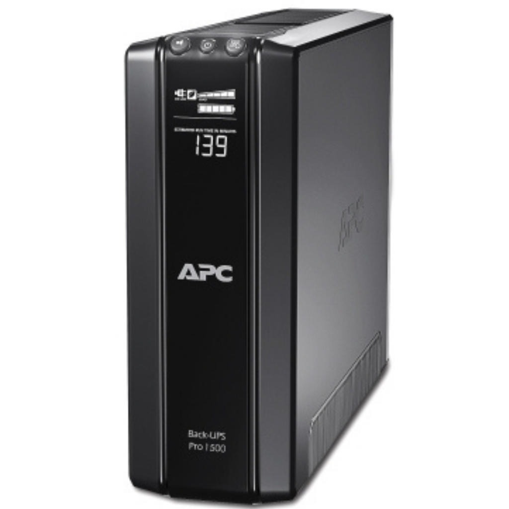 APC BR1500GI Back-UPS Pro, 1500VA/865W, Tower, 230V, 10x IEC C13 Outlets Uninterruptible Power Supply APC