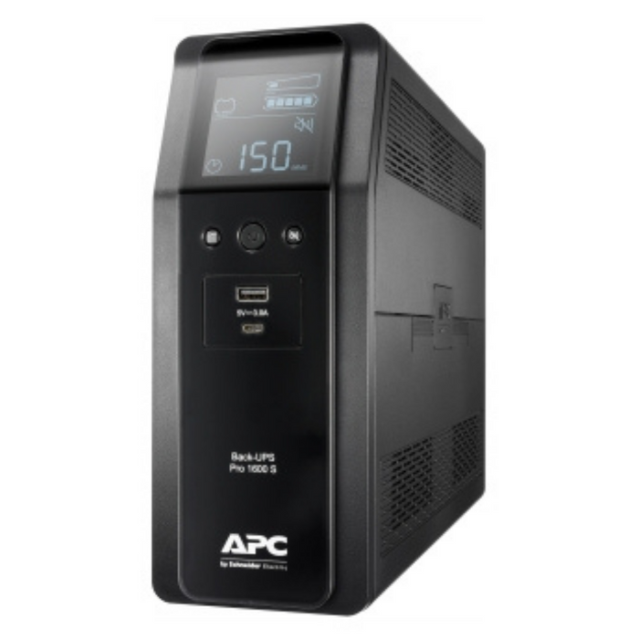 APC BR1600SI Back-UPS Pro, 1600VA/960W, Tower, 230V, 8x IEC C13 Outlets Uninterruptible Power Supply APC