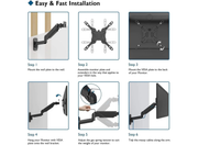 Moove 13" - 42" Monitor Wall Mount | SMBR1342WB Wall Mount Bracket Moove AVMounts