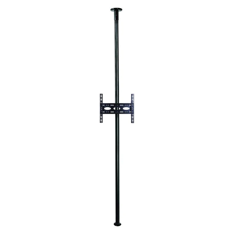 B-Tech 40" - 75" Floor to Ceiling Bracket With 2m Pole | BT2MFCB40-75 Floor to Ceiling Display Mount B-Tech Black