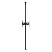 B-Tech 40" - 75" Floor to Ceiling Bracket With 2m Pole | BT2MFCB40-75 Floor to Ceiling Display Mount B-Tech Black
