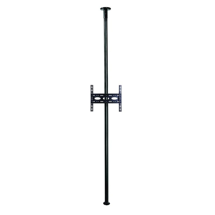 B-Tech 40" - 75" Floor to Ceiling Bracket With 2m Pole | BT2MFCB40-75 Floor to Ceiling Display Mount B-Tech Black