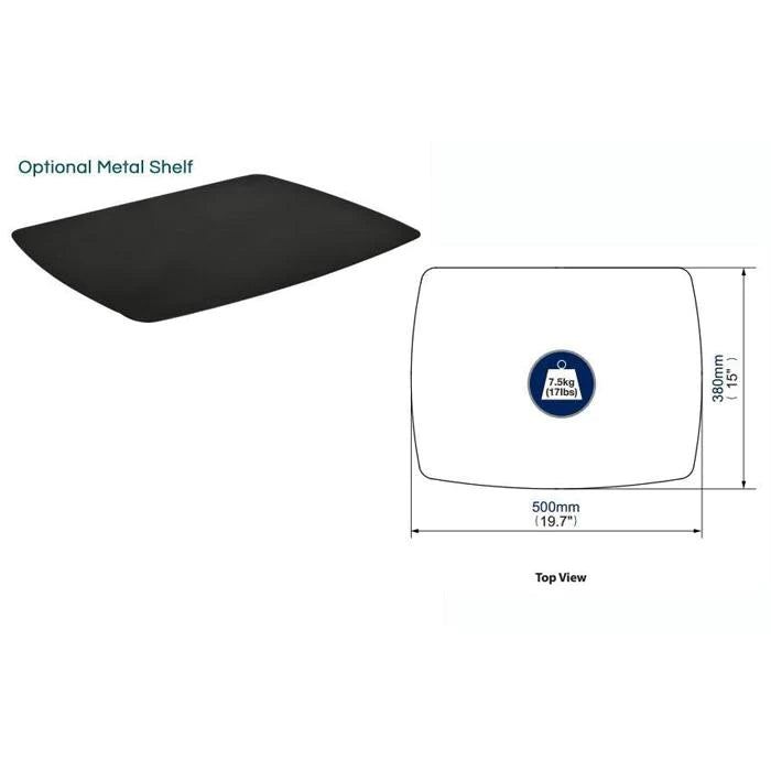 B-Tech 40" - 75" Floor to Ceiling Bracket With 2m Pole | BT2MFCB40-75 Floor to Ceiling Display Mount B-Tech