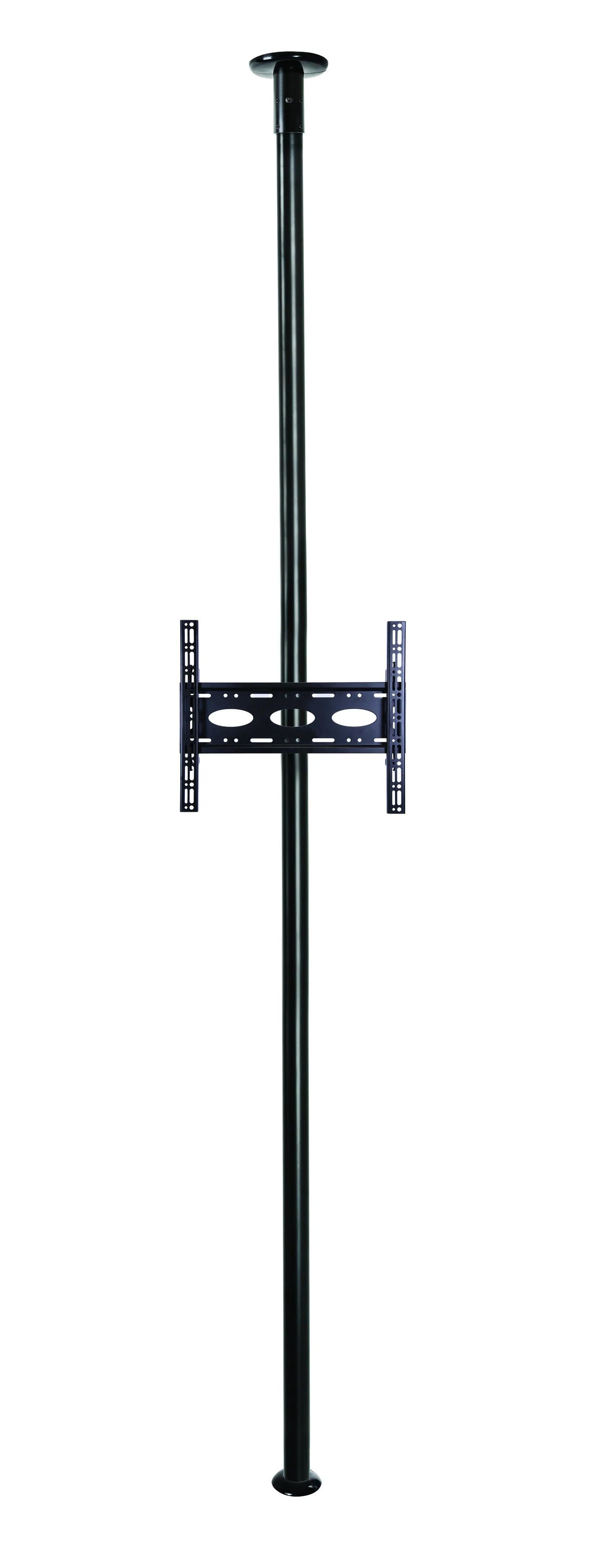B-Tech 40"-75" Floor to Ceiling Screen Bracket with 3m Black Pole | BT3MFSB40-75 Floor to Ceiling Display Mount B-Tech