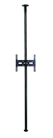 B-Tech 40"-75" Floor to Ceiling Screen Bracket with 3m Black Pole | BT3MFSB40-75 Floor to Ceiling Display Mount B-Tech