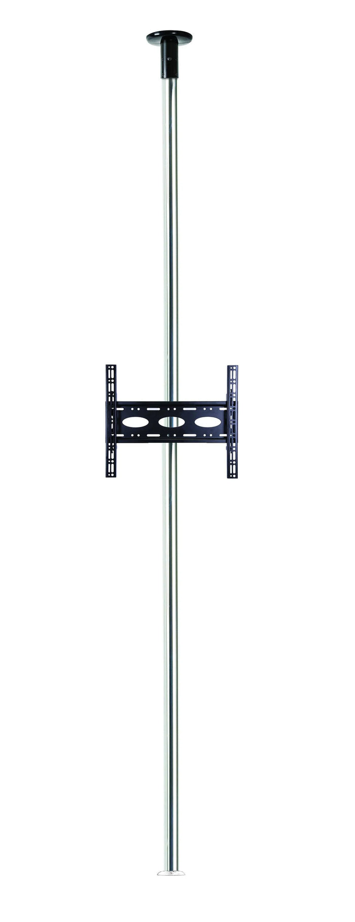 B-Tech 40"-75" Floor to Ceiling Screen Bracket with 3m Chrome Pole | BT3MFCB40-75 Ceiling Mount Bracket B-Tech