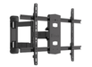 B-Tech BT5226/B Double Arm Flat Screen Wall Mount with Tilt & Swivel For Up to 65" Screens Wall Mount Bracket B-Tech