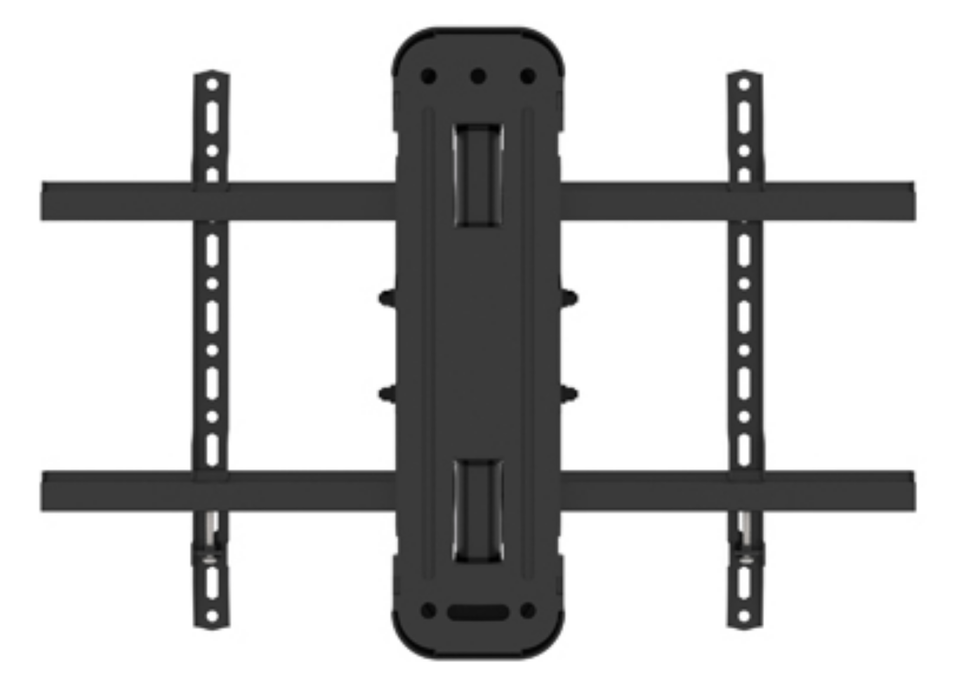 B-Tech BT5226/B Double Arm Flat Screen Wall Mount with Tilt & Swivel For Up to 65" Screens Wall Mount Bracket B-Tech