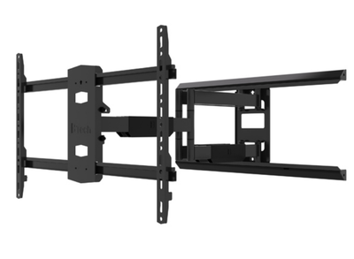 B-Tech BT5227/B Twin Cantilever Arm Flat Screen Wall Mount with Tilt & Swivel Up To 75" Screens Wall Mount Bracket B-Tech