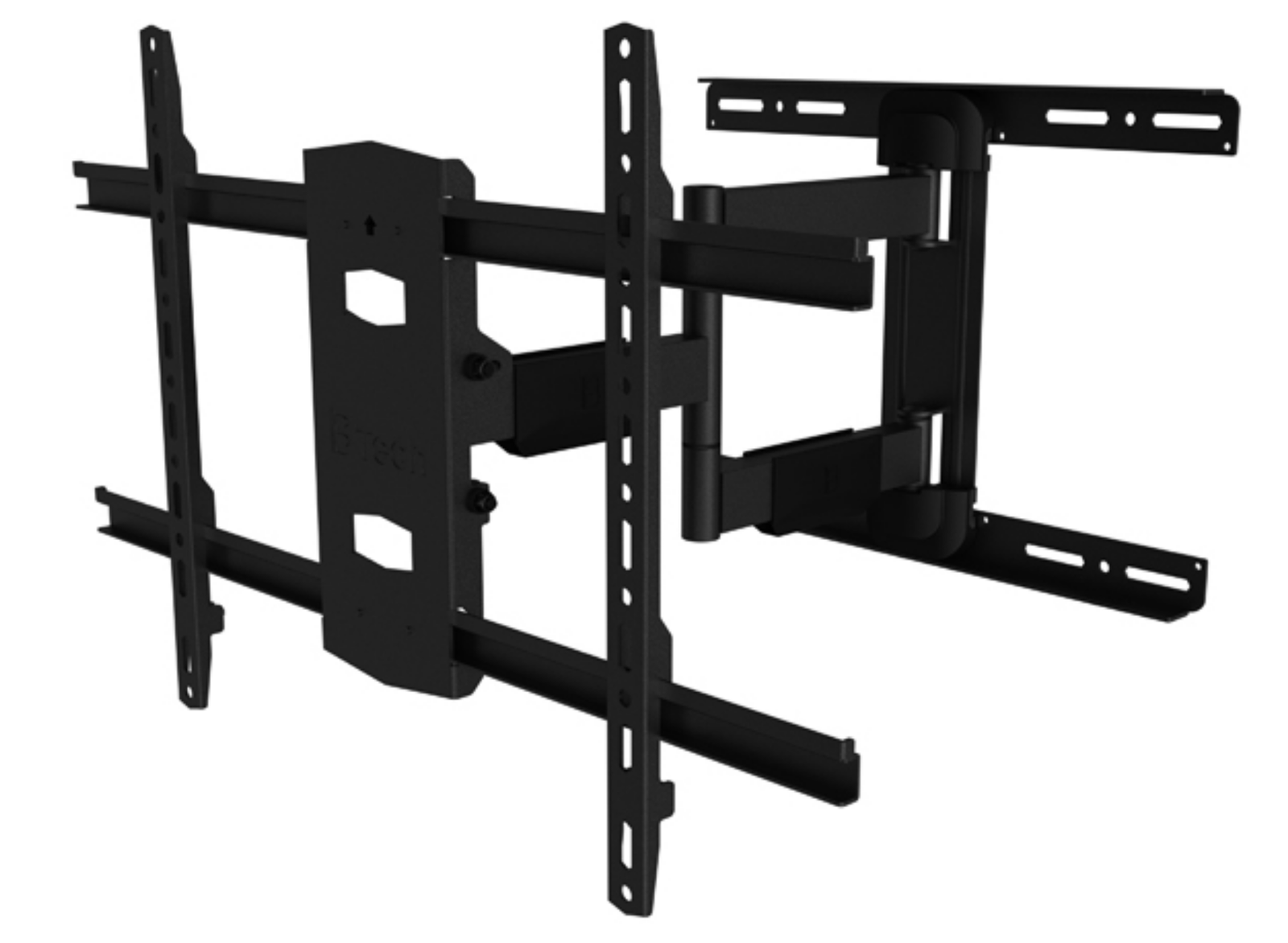 B-Tech BT5229/B Double Arm Wall Mount with Tilt & Swivel For Up to 65" Screens Wall Mount Bracket B-Tech