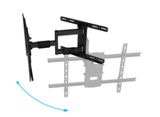 B-Tech BT5229/B Double Arm Wall Mount with Tilt & Swivel For Up to 65" Screens Wall Mount Bracket B-Tech