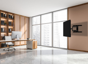 B-Tech BT5229/B Double Arm Wall Mount with Tilt & Swivel For Up to 65" Screens Wall Mount Bracket B-Tech